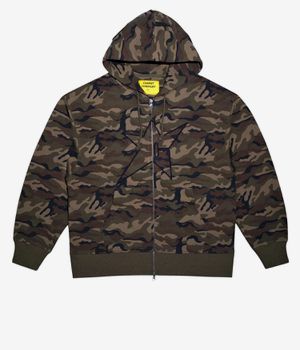 Carpet Company C-Star Thermal Zip-Sweatshirt avec capuchon (camo)