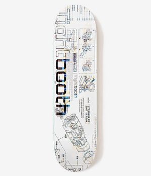 Tightbooth Analyze 1 8.25" Skateboard Deck (white)