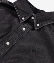 Carhartt WIP Lucas Camisa (black stone washed)