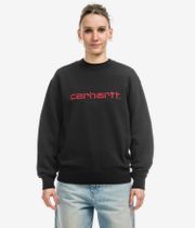Carhartt WIP W' Basic Felpa women (black scarlet)