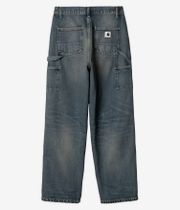 Carhartt WIP W' Brandon Double Knee Pant Smith Jeans women (blue worn used wash)