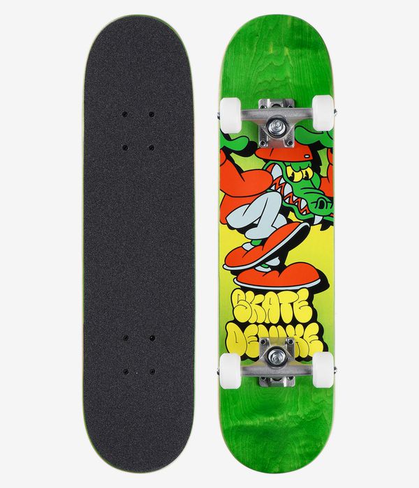 skatedeluxe Croc Kids 7" Complete-Skateboard (green)