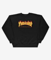 Thrasher Flame Sweatshirt (black)