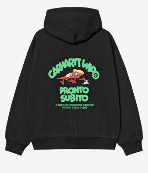 Carhartt WIP Pronto Zip-Sweatshirt avec capuchon (black)