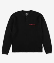skatedeluxe Script Waffle Longsleeve (black)