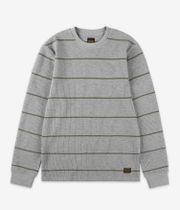 RVCA Dayshift Thermal Stripe Long sleeve (heather grey)