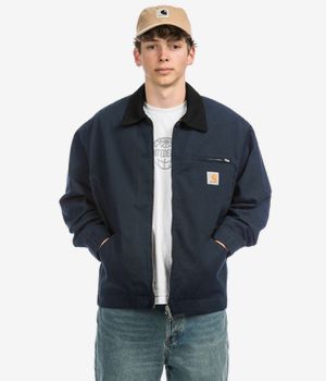Carhartt WIP OG Detroit Organic Cotton Moraga Jacket (deep night black rinsed)