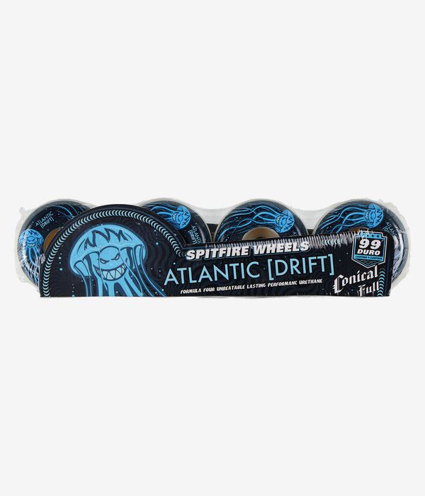 Spitfire x Atlantic Drift Formula Four Conical Full Roues (natural) 54 mm 99A 4 Pack