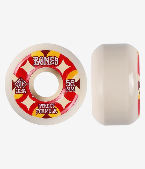 Bones STF Retros V5 Roues (white red) 52mm 103A 4 Pack