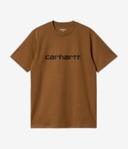 Carhartt WIP Script T-Shirty (deep h brown black)