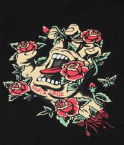 Santa Cruz Screaming Rose Flash T-Shirt (black)