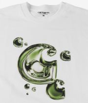Carhartt WIP Solar Chrome C-Logo Organic T-Shirt (white)