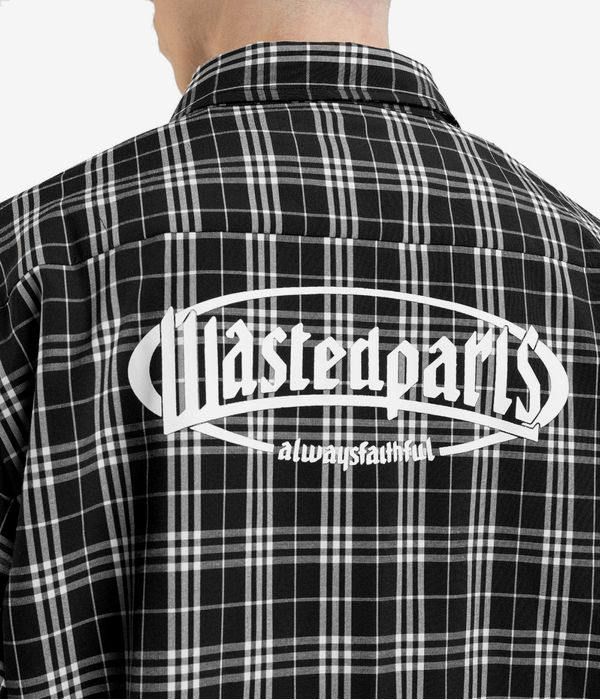 Wasted Paris Yard Tartan Shirt Age Hemd (black white)