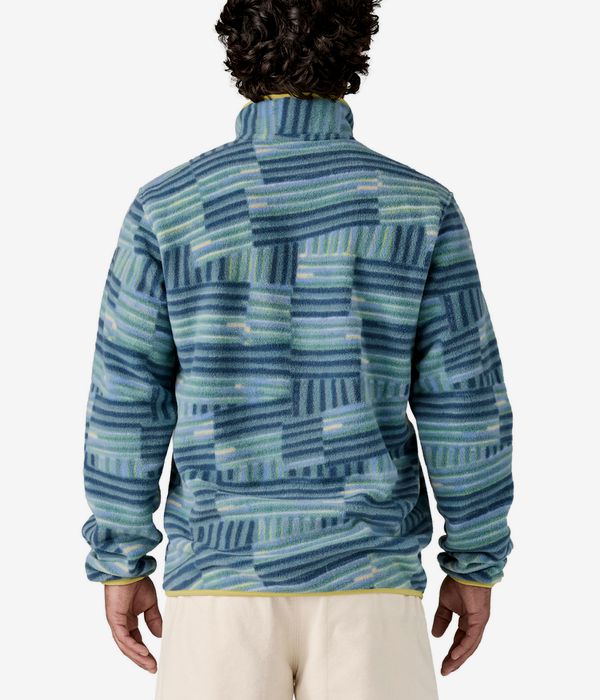 Patagonia Lightweight Synch Snap-T Veste (quilty fitz wetland blue)