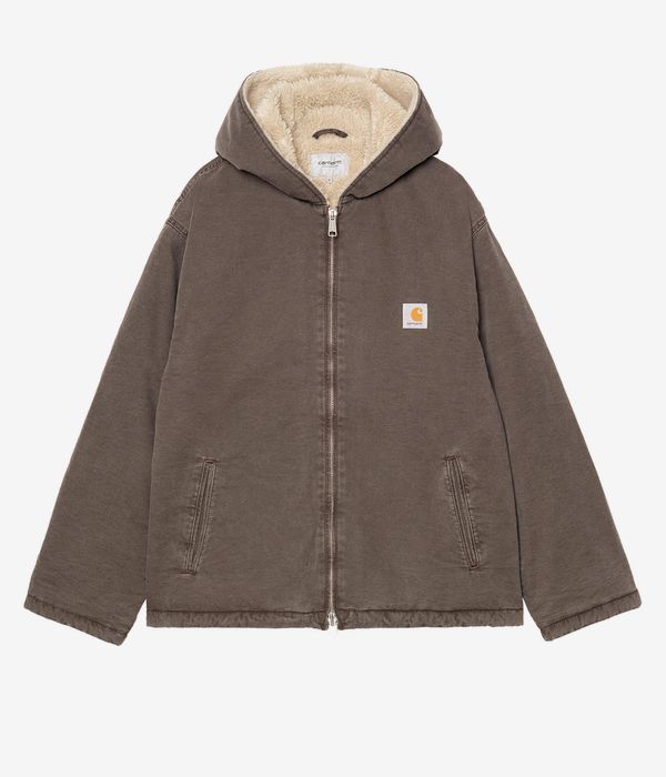 Carhartt WIP Mitch Cotton Hubbard Jacke (brass dusky canvas)