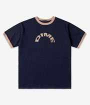 Dime Arch Ringer T-Shirt (navy)