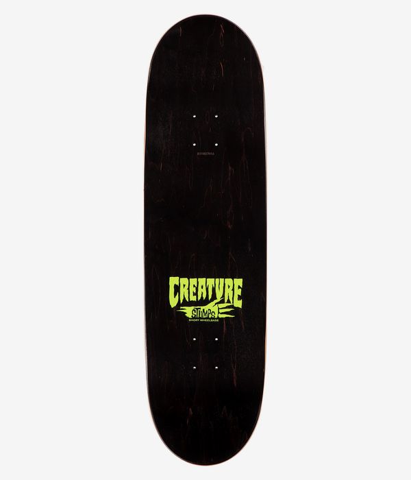 Creature Logo Outline Stumps 9" Planche de skateboard (black green)