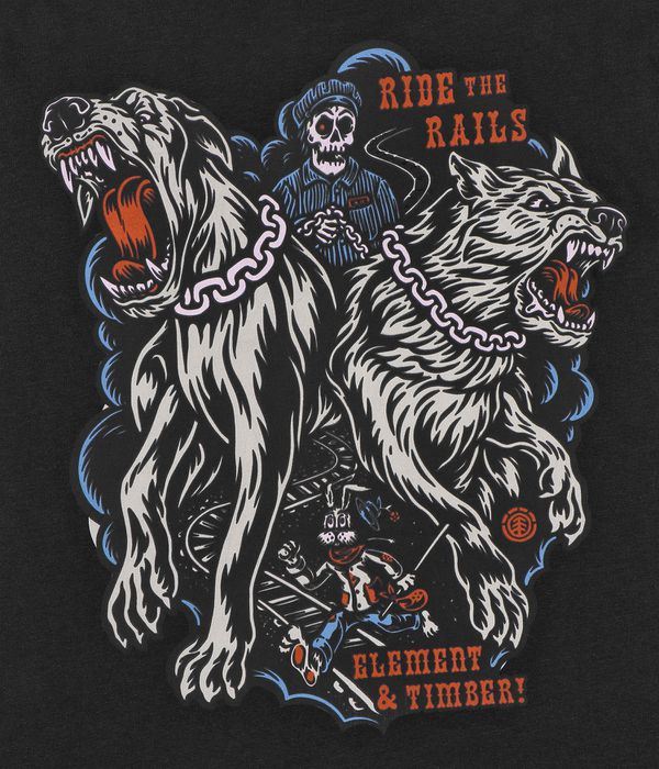 Element x Timber! Guard Dogs T-Shirt (off black)