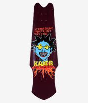 Krooked Kader Guest Tri-Plane 9.75" Skateboard Deck (maroon)