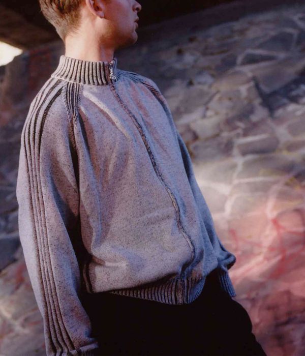 Yardsale Heathered Phantasy Full Zip Sweatshirt (stone black)