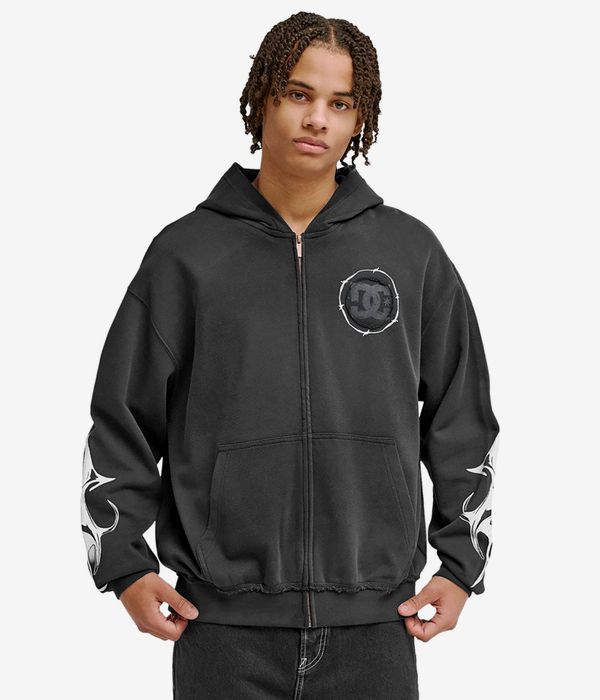 DC Sharp Point Zip-Hoodie (black)