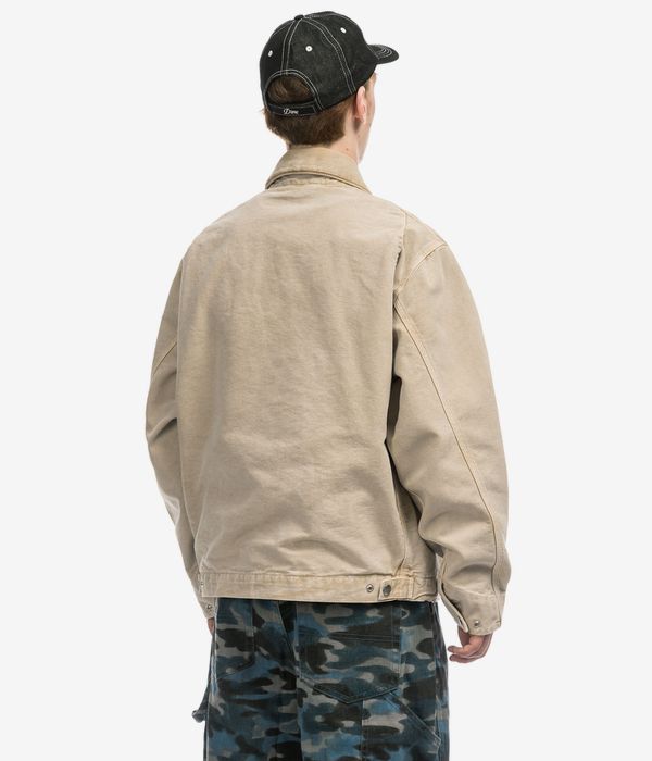 Carhartt WIP OG Detroit Organic Cotton Dearborn Jacket (dusty h brown chalk wash)