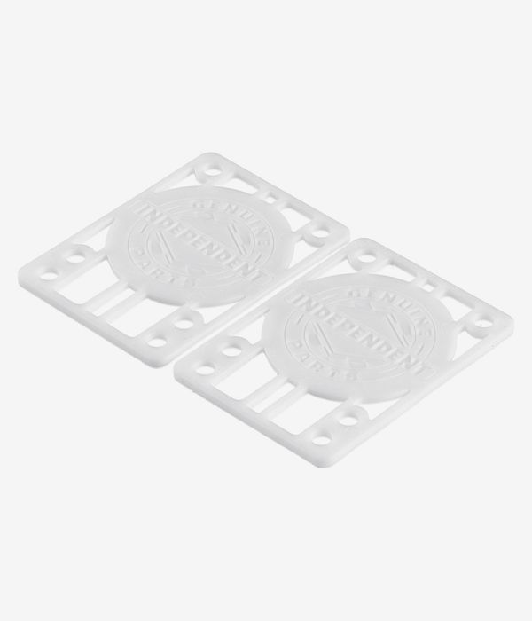 Independent 1/8" Riser Pads (all white) Pack de 2