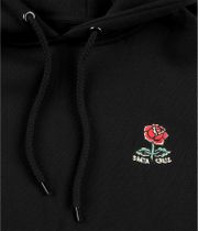 Santa Cruz Screaming Rose Flash Felpa Hoodie (black)