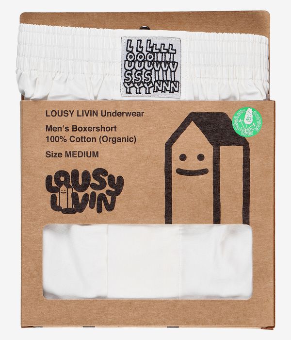 Lousy Livin Lou Boxers (white)