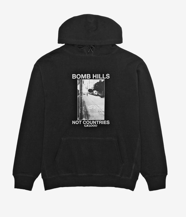 GX1000 Bomb Hills Felpa Hoodie (black grey)