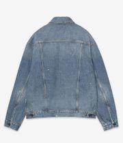 Carhartt WIP Helston Veste (blue destroy wash splatter)