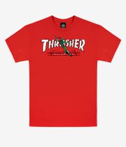 Thrasher Red Curb T-Shirt (red)