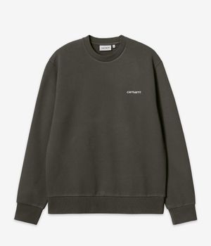 Carhartt WIP Script Embroidery Sweatshirt (cypress white)