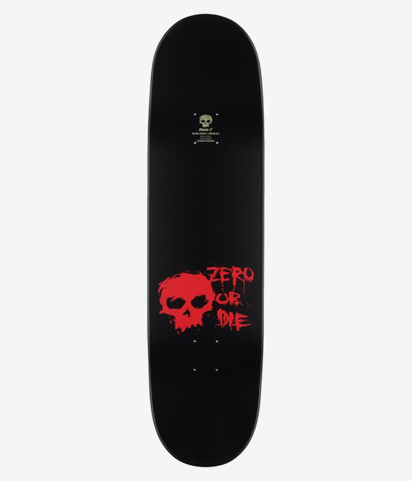 Zero Blood Skull 8.5" Tabla de skate (black dipped)