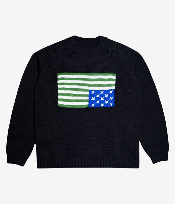 Carpet Company C-Star Flag Woven Sweatshirt (black)