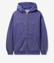 Butter Goods Mineral Wash Zip-Hoodie (prussian)