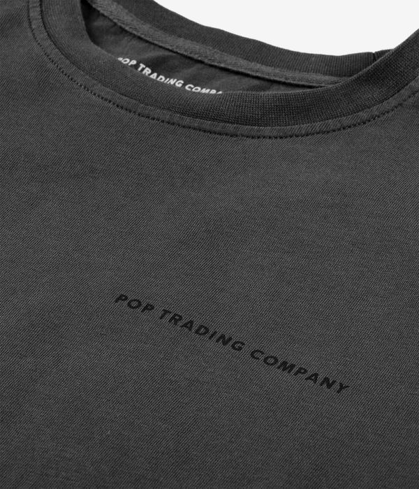 Pop Trading Company Logo T-Shirt (anthracite black)