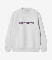 Carhartt WIP Basic Sweatshirt (ash heather cozy purple)