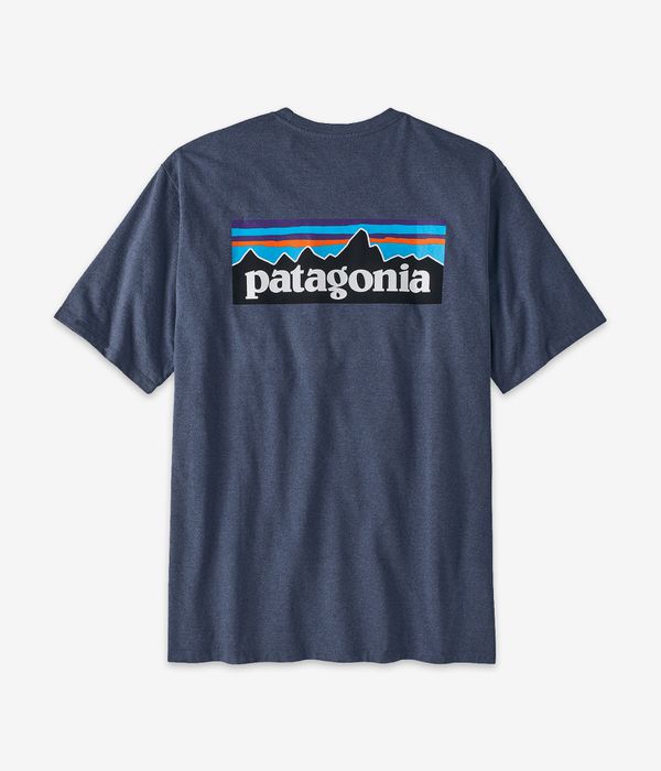 Patagonia P-6 Logo Responsibili Camiseta (utility blue)