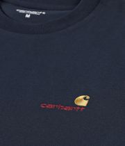 Carhartt WIP American Script Organic T-Shirt (deep night)
