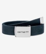 Carhartt WIP Clip Chrome Belt (deep lagoon)