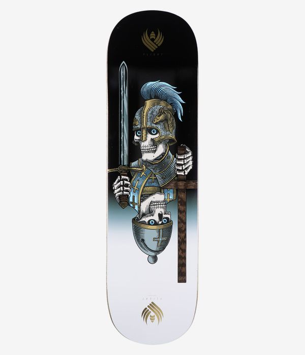 Powell-Peralta Corrigan Chess Skulls Flight Shape Symmetrical 8.42" Tabla de skate (gold foil)