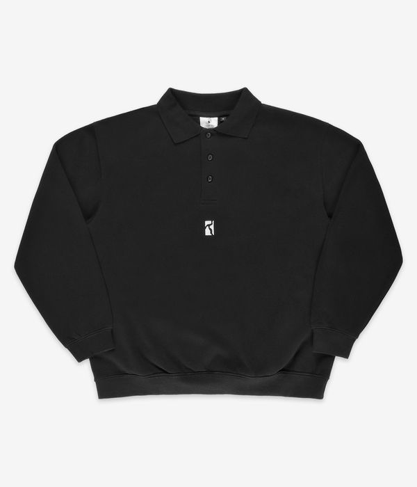 Poetic Collective Heavy Polo Felpa (black)