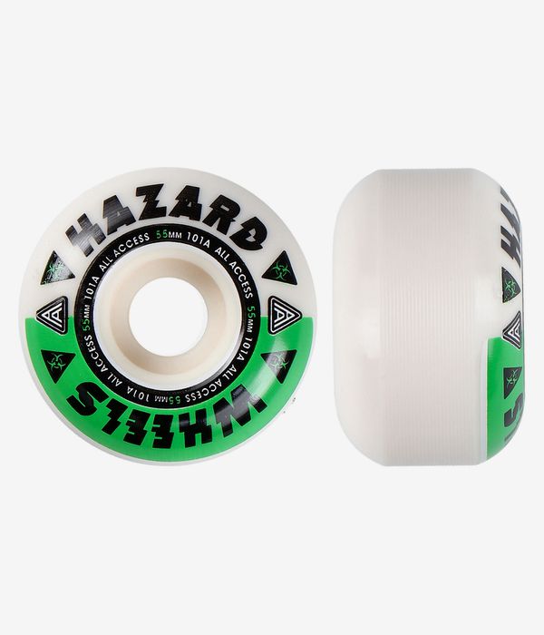 Madness Hazard Melt Down Radial Roues (white green) 55mm 101A 5 Pack