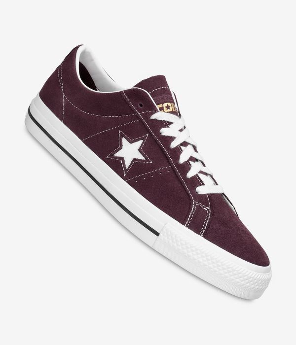 Converse CONS One Star Pro Suede Chaussure (bloodstone white black)