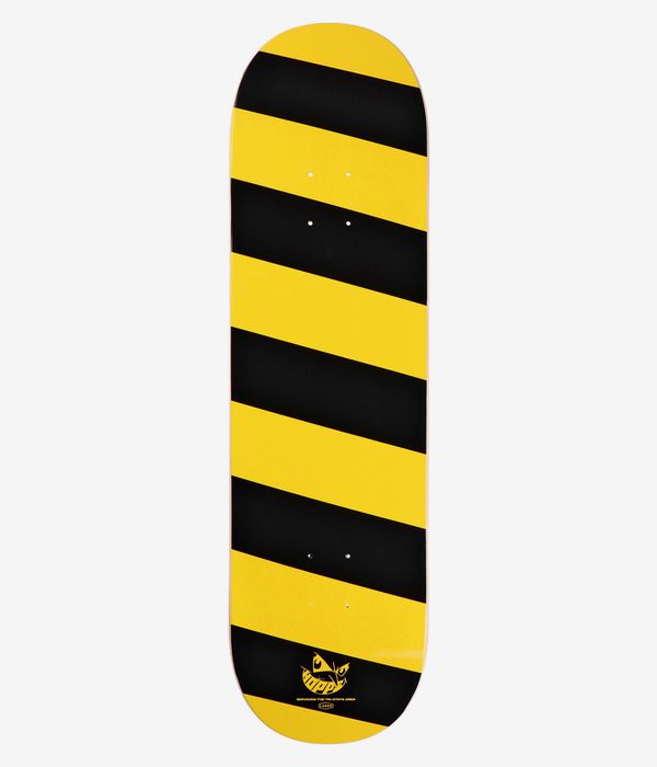 Hopps x Labor Barrier 8.6" Skateboard Deck (yellow black)