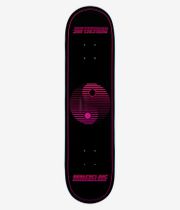 skatedeluxe Yin Yang Twin Tail 8" Skateboard Deck (black)