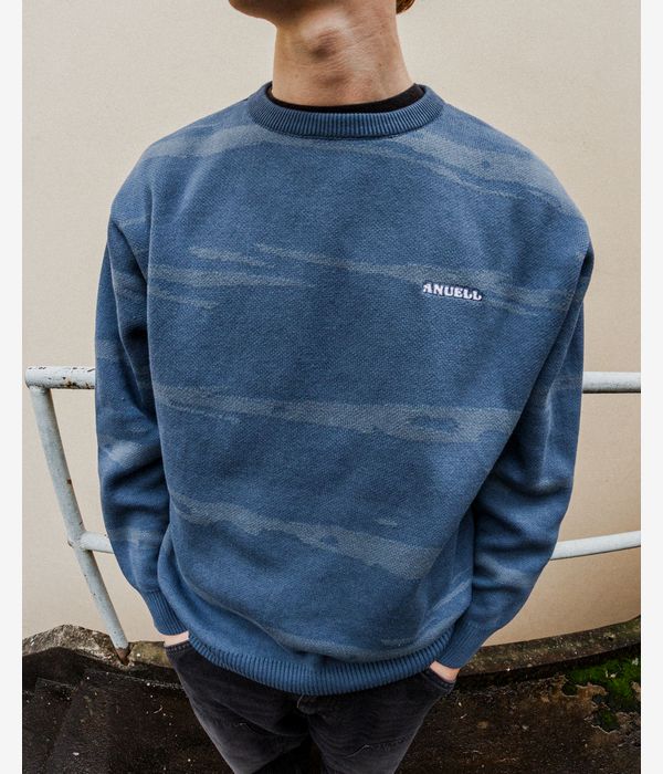 Anuell Grunnem Organic Knit Sweatshirt (blue)