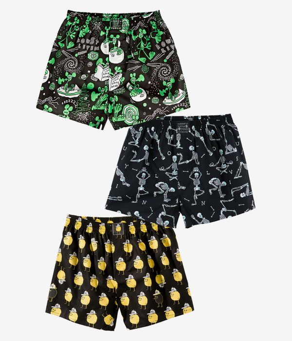 Lousy Livin Black Best Boxershorts (black) 3er Pack