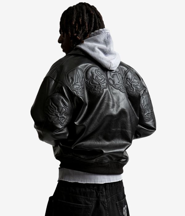 Wasted Paris Bury Varsity Veste (black)